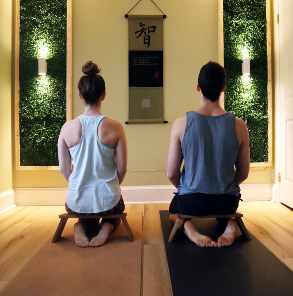 banco meditación